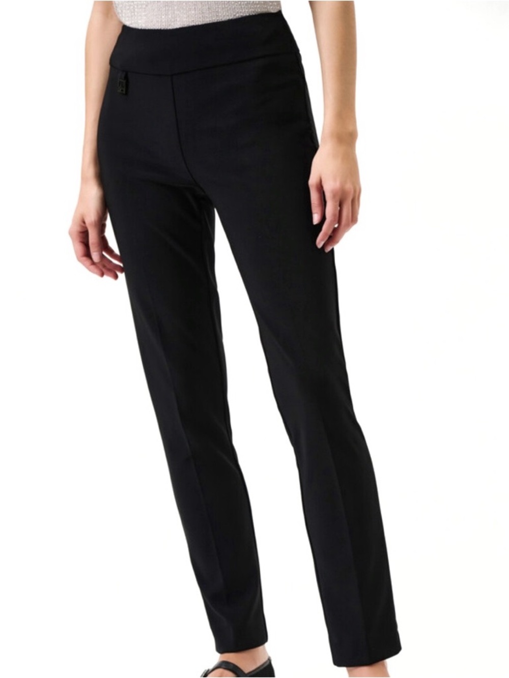 Joseph Ribkoff women’s tailored slim black dress pants NWOT size 12 Style 144092